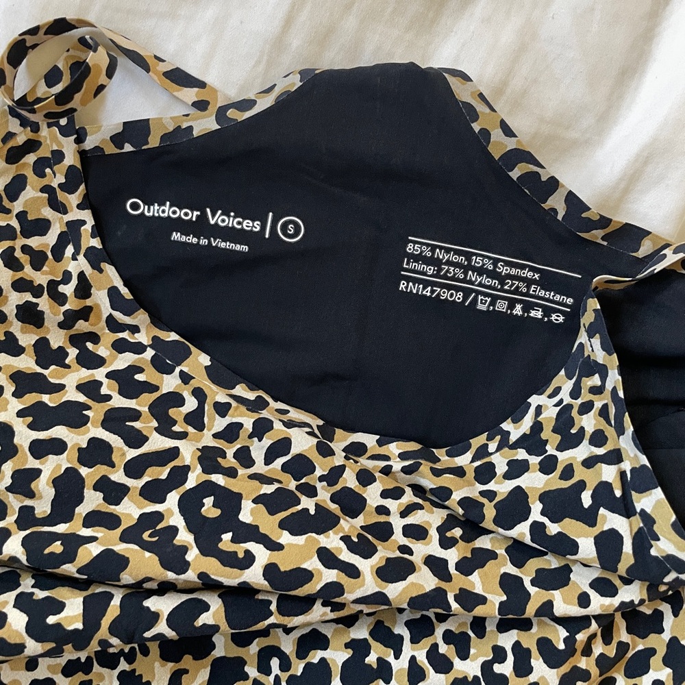 Outdoor Voices Leopard Workout Dress - Picture 3 of 8